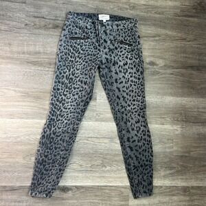 Current/Elliott Gray Leopard Skinny Jeans‎
